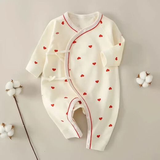 【四季婴儿爬服】春秋婴儿衣服a类纯棉新生儿连体衣长袖无骨 M12014魔法师 52cm