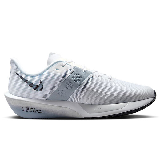 耐克NIKE男子跑步鞋 ZOOM RIVAL FLY 4运动鞋FV6040-102灰白/黑43