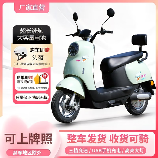 Feiye 20% subsidy for the new national standard electric car Little Turtle King 72V adult long-range battery car motorcycle high-grade gray 72v20.3a complete vehicle rideable + standard configuration