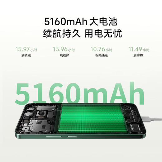 Xiaomi Redmi 14r mobile phone 5G full set of original accessories 6G+128G large memory thousand yuan machine Olive green-belli leather version [99 new] Official standard configuration