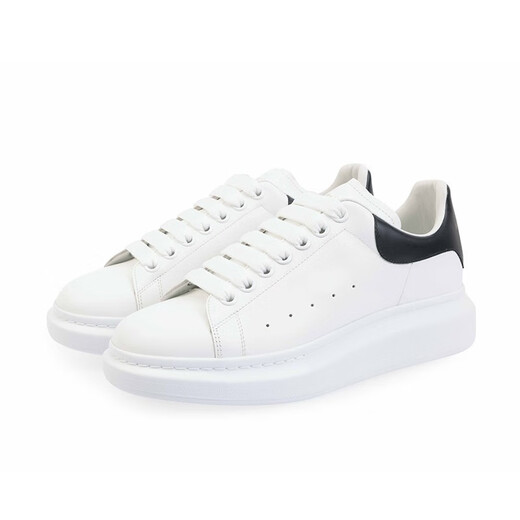 Alexander McQueen thick-soled sneakers men's leather white shoes gift 553680-WIEEN-Blacktail 40