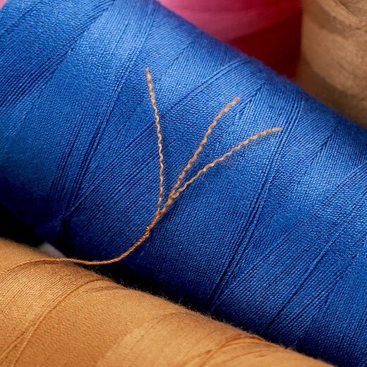 
203 Jeans thread special sewing thick thread 3 strands household hand sewing clothes thread canvas thread denim thread pagoda thread roll white 701