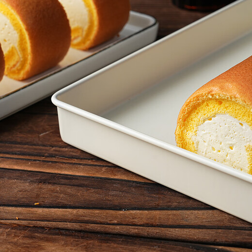 Ten-color life cake roll mold towel roll baking pan for oven 28 28 square snowflake pastry plate household non-stick baking tools 34x34 imported glossy oilcloth has been cut