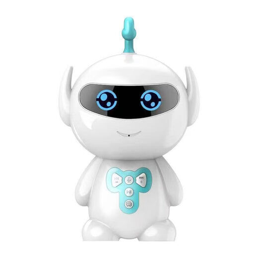 
Children's Story Machine Puzzle Education Robot Intelligent Companion Early Education Machine Elementary School Textbook Synchronous WIFI Download Xiao Xiaobai-Blue