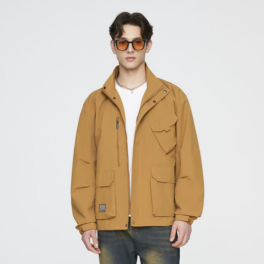 Olabonjo Ola Bomjoola 9906 Frühling und Herbst Vielseitige Trendy Sport Outdoor -Ladung Freizeitclip Brown L.