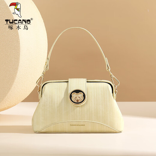 Holzspecker (Tucano) Bag Damen 2025 Neues High-End-Luxus-Luxus-Boston-Kissenbeutel vielseitige Handtasche Single Schulter-Cross-Body-Tasche