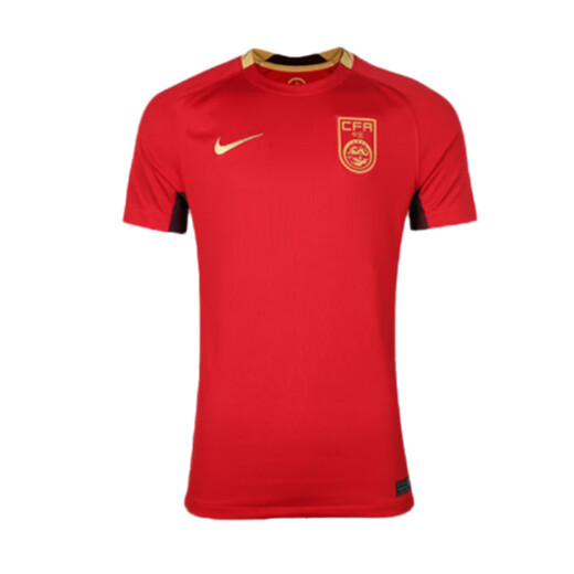 耐克（NIKE）2025中国队主场球迷版球衣短袖足球服男 FZ9018-687 光板球衣 L