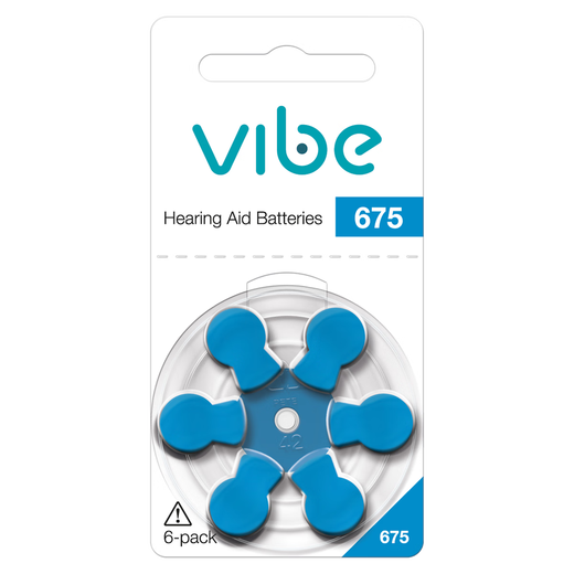 
Xiwanbo VIBE hearing aid original special accessories battery A13A312A10A675 button electronic Siemens A675 [1 board 6]