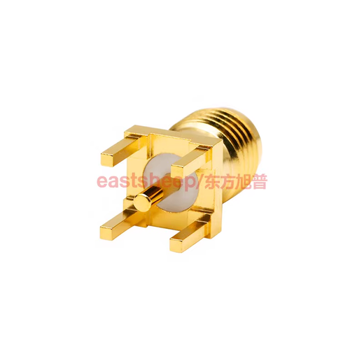 东方旭普 射频连接器 SMA-KHD PCB板固定天线底座 SMA-KE 0-6G/18G SMA-KHD-6G