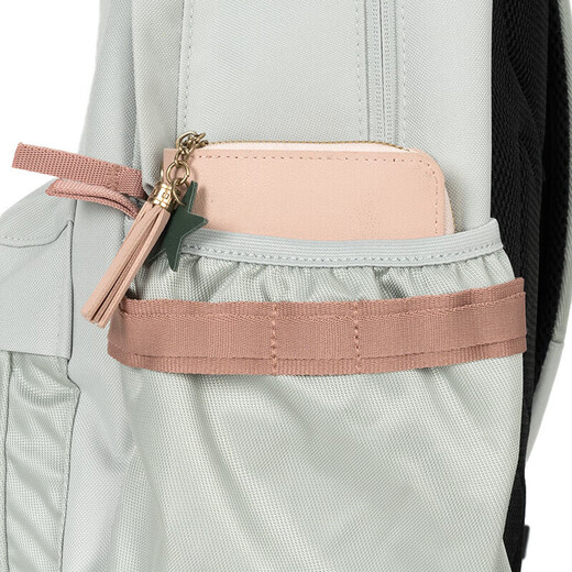Adidas Rucksack für Männer und Frauen Neue Outdoor Casual Lightweight Student Rucksack Vielseitiger tragbarer Sporttasche JX5008 Miracle Silver Misc