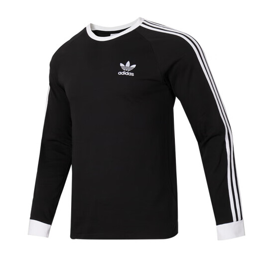 Adidas Clover Sports Men's Sport 25 Summer Nuevo tejido transpirable Camiseta de manga larga Top Sports T-Telephone Set de dos piezas IA4877+KB2465 2XL