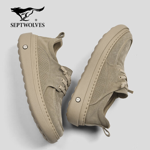 Siete lobos zapatos para hombres verano 2025 nuevos zapatos de lienzo