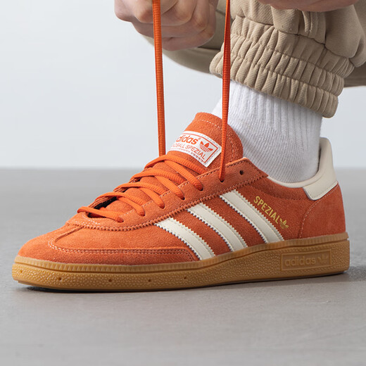 阿迪达斯（adidas）三叶草2025夏季spezial德训鞋复古运动鞋男女同款红t头 IG6191 35.5