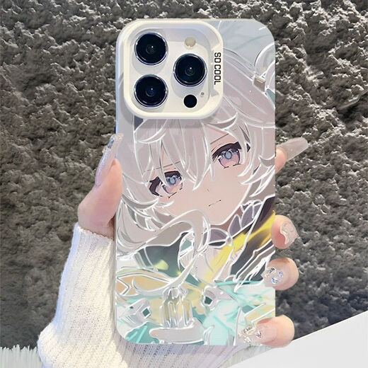 Maomanjian Genshin Impact Firefly applicable to iQOO13 mobile phone case iQOOZ9TURBO set 12/11/Neo9 women's 11s/10/8 Color silver shell-white-753 Genshin Impact Firefly 1 VIVOIQOOZ9/Y200GT