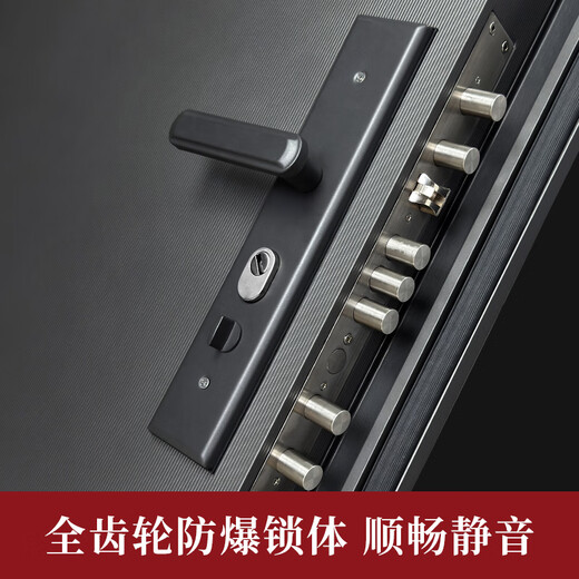 
OUPAI One-door to top security door anti-plitting anti-theft thickened Class A household safety door fingerprint lock security door entry door 2250*960/2150*1050