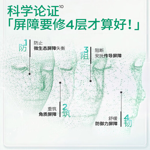 Runbaiyan Huaxi Biological Barrier Conditioning White Gauze 2.0 Mask 20 pieces, hydrating, soothing, after-sun repair, gift for men and women