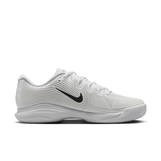 Nike (Nike) Zheng Qinwens Dampf 12 Frauen -Tennisschuhe für den Herbst Atmungsaktiven leichten Polster Fv5554 100 Weiß/Schwarz/Peak Weiß 37,5