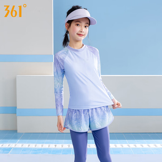 361 Chambre de maillot de bain pour enfants Girls longs Pantalons longs Split Split Children d'âge d'âge moyen Adolescents Junior School Élèves