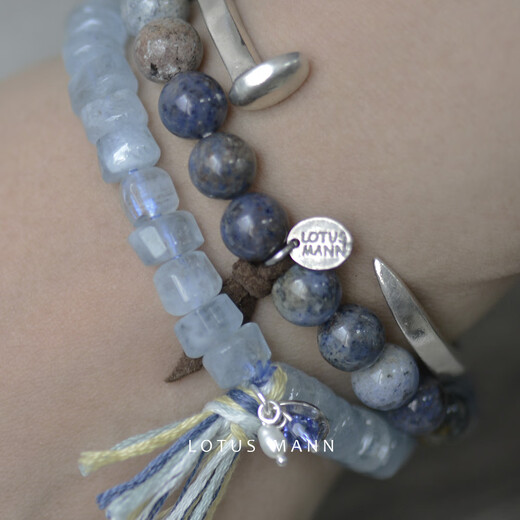 Qiwn Ausschnitt Disc Perlen Leichte Luxus Neues Aquamarin kleiner Quaste Limited Armband Crystal Birthday Geschenkpaar #G829 Ungefähr 6-9 mm alle Größe