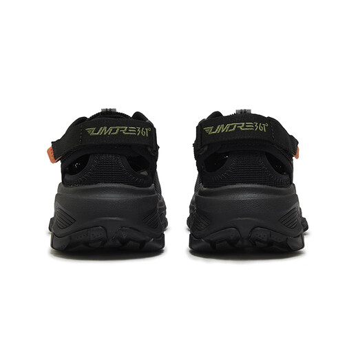 361 Grad Stream Tracing Schuhe Herren 2.0 Sandalen Herrenschuhe für sommerliche atmungsaktive Outdoor-Packungen ohne Schlupfwandercamping und watierende Sportschuhe Obsidian Schwarz/Rauch 42