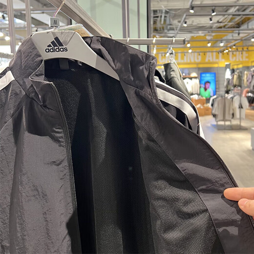 Adidas Men's Clothing 2025 Spring New Sportswearswear Woven Stand Coldable Men's Men's Top Jacket Veste KC3892 S