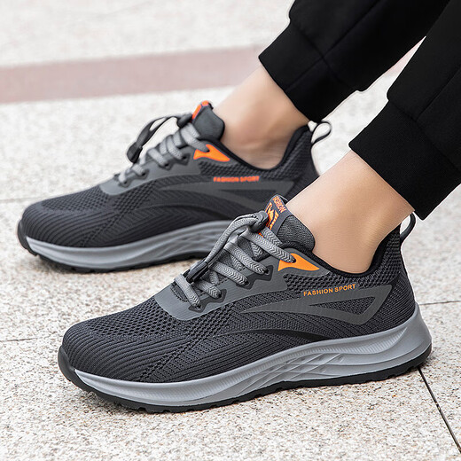 足力健老人鞋女平替春秋季中老年妈妈鞋防滑软底透气布鞋送长辈 8217深灰 【全新升级2025款】 41 【送袜子】