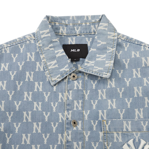 MLB Shirt à manches à manches courtes hommes et femmes couples 2022 Retro Presbye de Full-Babel NY Casual 3Adrmn123 bleu foncé court à manches courtes 3Adrmn12350bls XS