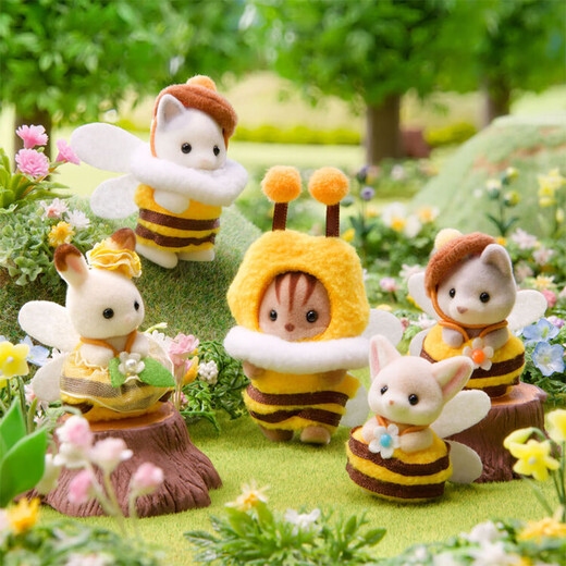森贝儿家族（Sylvanian families）日版小蜜蜂套装 过家家玩具玩偶套装 七夕情人节礼物