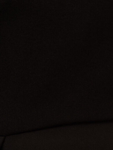 Adrianna Papell Women's Ponte Combination Short Dress, Black, 6 Black 6