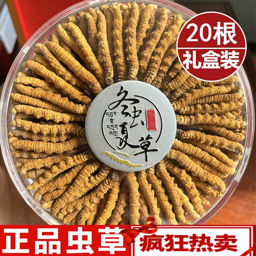 
Beijing Tongrentang Pangdonglai Quality Tibet Snow Cordyceps 2 Roots/G Authentic Cordyceps High Altitude Gifts 2 Roots/G (Specifications) 20 Roots Gift Box