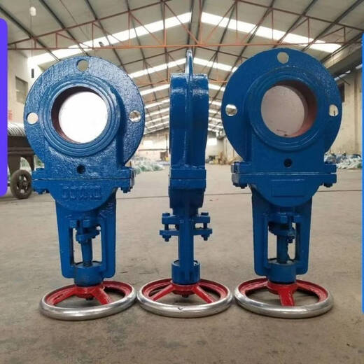 
Ni Zhier customized slurry gate valve Knife gate valve Pulp valve Slurry valve Slag valve Slag discharge plug valve ZT9928 Cast iron Heavy duty DN65