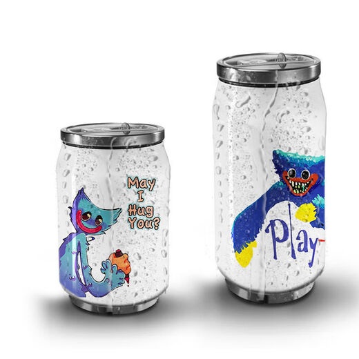 Bobby's game time peripheral water cup couple thermos cup stainless steel cold cup high-value portable water cup large stainless steel thermos cup-14069 500ml default item