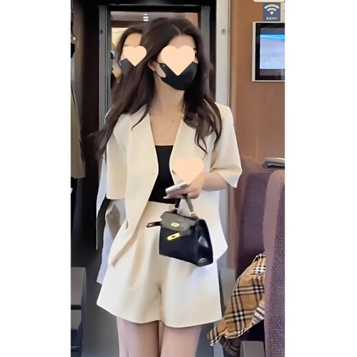 荣西图（RONGXITU）2694人收藏紫色西服套装女2025夏季新款小个子高端上档次抖音 紫色 M 【建议100-115】