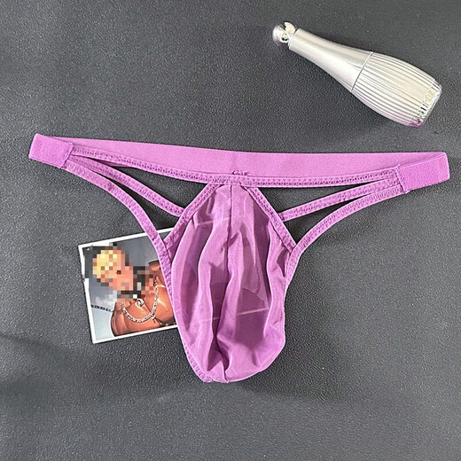 Men's elastic thong transparent sexy mesh underwear new gay pure desire hollow underwear 10016 black