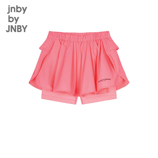 jnby by JNBY【运动系列】新款江南布衣童装修身短款裙裤25夏女童1P4E12160 679/荧光粉 130 cm