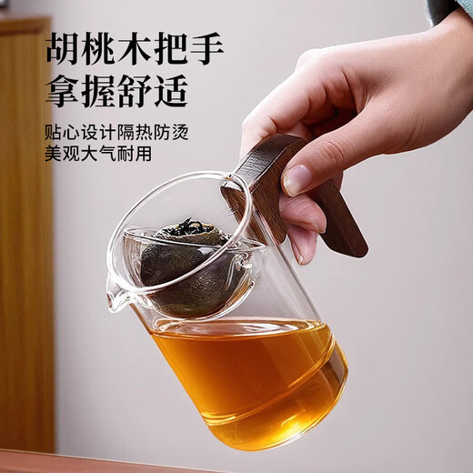 Tea edge Xiaoqinggan special teapot glass home office tea water separation filter tea leakage integrated teapot tea set