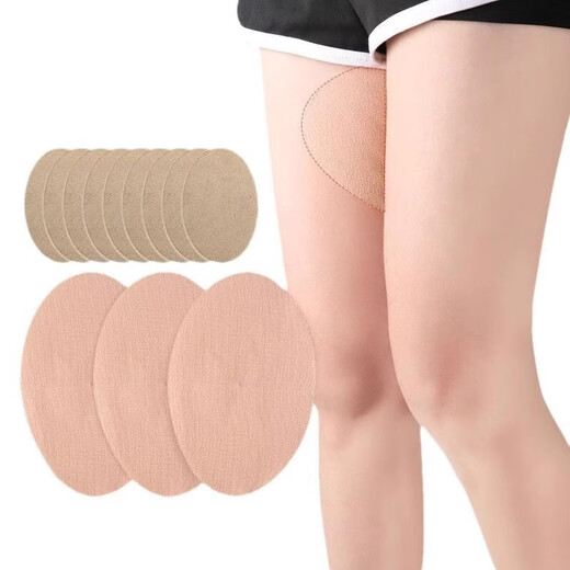 Inner thigh anti-wear patch for men and women, anti-friction fat man's leg guard, fat man's invisible anti-wear artifact, leg-grinding foot patch, anti-wear patch-2 pack-skin color