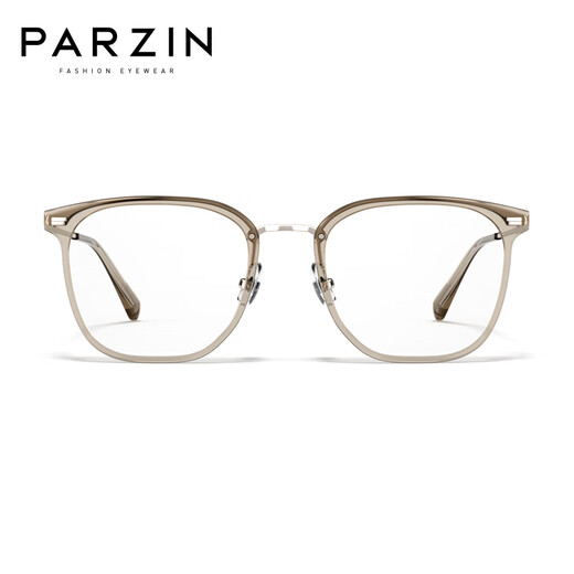 
ZEISS (ZEISS) lens custom optical glasses for women, Fan Chengcheng's same fashionable square frame, can be matched with face without makeup, PJ15838 light brown, ZEISSZZZR 1.56 green film (within 200 degrees)