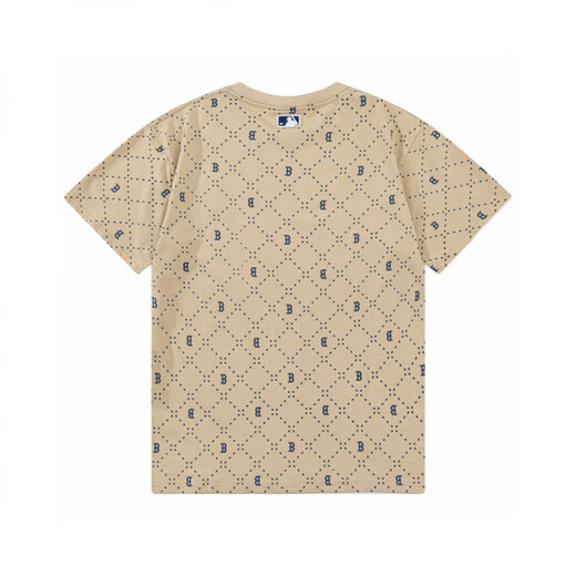 Camiseta de manga corta de la pareja coreana de la MLB para hombres y mujeres de verano sueltos yu shuxin de la misma tapa de media manga DT-9901 Black S recomendado 80-110Jin [Jin equivale a 0.5 kg]