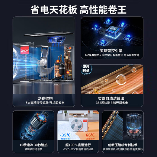 Haier produces Tongshuai air conditioner 3-horsepower cabinet machine, super power-saving new product, super first-level frequency conversion energy-saving vertical trade-in KFR-72LW/LPA1-1