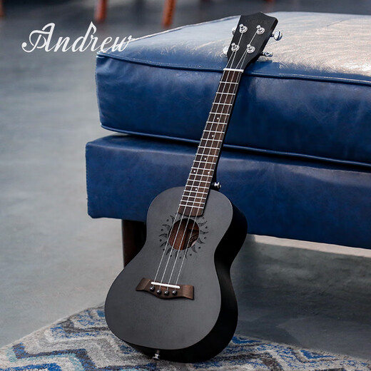 Andrew (Andrew) MAHOGANY DE 23 pulgadas Ukulele para principiantes Small Guitar de 23 pulgadas Sun ++ sintonizador electrónico