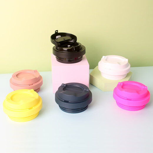 
Lock Lock is suitable for Encountering the Yuanqi thermos cup lid accessories/3271 coffee cup bounce lid black