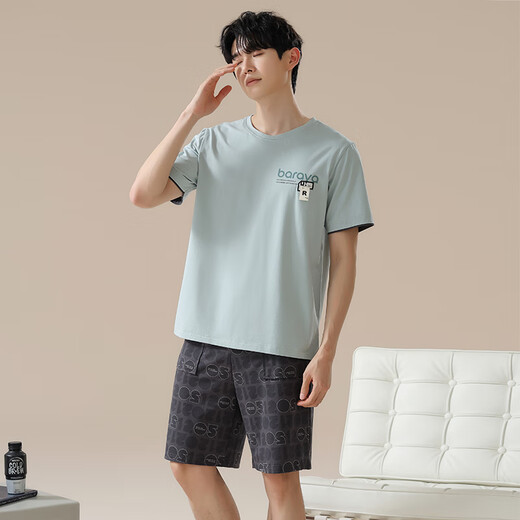 Le nouveau coton d'été de Yu Zhaolin est confortable pour hommes à séchage à séchage rapide à manches à manches à manches courtes décontractées de style 16763 l