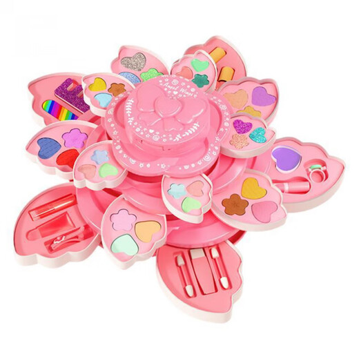 OUOETY MADEUP Toy Toy Set Girl Rotation Makeup Box Boîte à ongles Fille de ongles Temps d'anniversaire Temps de maquillage Ainerons-Up