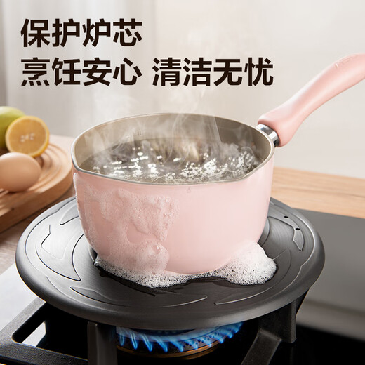 ASD (ASD) heat conduction plate, pot protection heat conduction pad, defrosting gas stove heat transfer sheet, fire insulation heating plate, anti-pot bottom burning black heat conduction sheet, upgraded version 26CM removable heat conduction plate