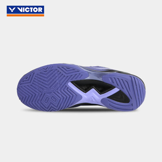 Victor's new authentic VICTOR victory badminton shoes C90NL fully shock-absorbing badminton shoes for men and women, men's light iridescent purple/black C90NL 43
