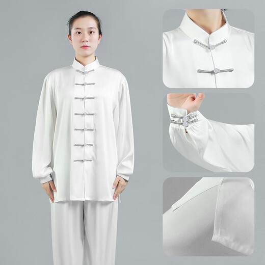 
Free Tai Chi Clothing Women's 2025 New Sun Protection Eight-Disclaimer Practice Clothing Tai Chi Martial Arts Clothing Men's Spring, Summer and Autumn Tai Chi Clothing