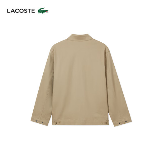 LACOSTE【王一博同款】法国鳄鱼男装25春夏标准版防泼水行政夹克|BH7027 CB8/驼色 S (165) 46