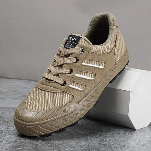 
Changxiang Huili 3522 low-top casual labor protection shoes men's soft sole non-slip wear-resistant canvas shoes outdoor hiking site lightweight working shoes store flagship gray 42