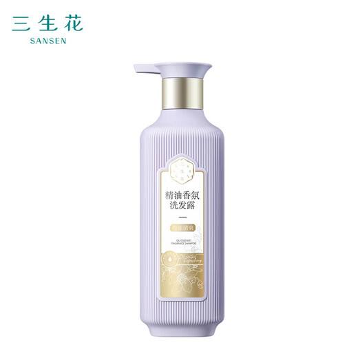 三生花洗发水百雀羚精油香氛洗发露氨基酸控油清爽柔顺男女洗头膏 控油清爽洗发水800ml+试用袋包